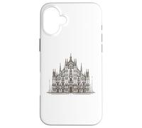 Milano Italia Catedral del Duomo Arquitectura Italia Carcasa para iPhone 16 Plus