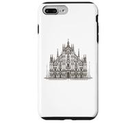 Milano Italia Catedral del Duomo Arquitectura Italia Carcasa para iPhone 7 Plus/8 Plus