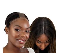 Milano Original Lace WiGrip Comfort Band, Banda de Agarre de Peluca de Terciopelo, Diadema Ajustable Antideslizante para Pelucas, Ideal para pérdida de Cabello, Cosplay (Brown 2 Pack)