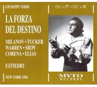 Milanov - Verdi: La Forza Del Destino [New York -- March 17, 1956, Milanov, Tucker, Warren, Siepi, Elias, Corena, Stiedry] (UK Import)