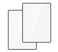 milaosk Lupas de Páginas 3X(300%) Rectangular Lupa de Lectura Lente de Fresnel para Lectura Mapa Libro en Letra Pequeña 4.70"x7" Clear (2 Pack)
