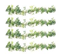 milaosk Vinilo Adhesivo Pared Vides Verdes Pegatinas Cocina Decorativas Plantas Vinilo Pared Arte Murales para Salón Oficina Dormitorio