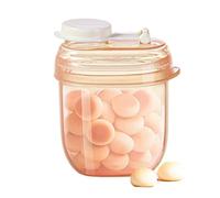 Milchpulver Portionierer - Portabler Milchpulverbehälter Mit Löffelhalter | Luftdichte Aufbewahrungsbox Für Babynahrung & Snacks | Kompakte Formel-Box Für Reise & Wickeltasche, PP, 8cm