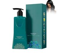 Mild Formula Long Lasting Hair Dye Set, Nourishing Plant-Based Hair Color, New Natural Hair Color Shampoo for Gray Hair Cover up, Single Step Herbal Single Agent Floral Dye (Natural Black)