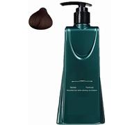 Mild Formula Long Lasting Hair Dye Set, Plant-Based Hair Color for Gray Coverage, Long-Lasting Hair Dye Kit with Nourishing Natural Shampoo (Dark Tea Brown)