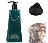 Mild Formula Long Lasting Hair Dye Set, Single Step Hair Dye Kit with Nourishing Natural Shampoo, Plant Based Hairs Coloring Cream for Men Women