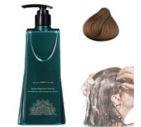 Mild Formula Long Lasting Hair Dye Set, Single Step Hair Dye Kit with Nourishing Natural Shampoo, Plant Based Hairs Coloring Cream for Men Women