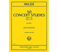 MILDE - Estudios de Concierto (50) Op.26 Vol.1 para Fagot (Kovar)