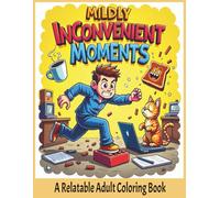 Mildly Inconvenient Moments Adult Coloring Book: A Humorous Coloring Book of Real Life for Adults and Seniors | 50 Bold Designs | 100 pages, 8.5x11 inches | Perfect for Relaxation and a Laugh