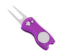 Mile High Life All Metal Foldable Golf Divot Tool with Pop-up Button &