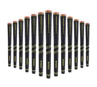 Mile High Life Avid Golfer Club Grip | Juego de 3, 13 piezas | Empuñadura de goma con cable multicompuesto | Tamaño mediano estándar Jumbo (13 unidades, color negro, estándar)