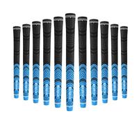 Mile High Life Avid Golfer Club Grip | Juego de 3, 13 piezas | Empuñadura de goma con cable multicompuesto | Tamaño mediano estándar Jumbo (13 paquetes azules, Jumbo)