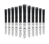 Mile High Life Empuñaduras de golf - Paquete de 13 tamaño jumbo, empuñaduras de goma suave para palos de golf para todo tipo de clima - Alto rendimiento, tracción y comodidad - Agarre de golf blanco