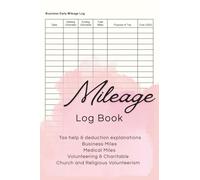 Mileage Log Book: IRS-Compliant Tracker for Business, Medical, Charity and Church Miles | Vehicle Expense Log with Odometer and Trip Record for Tax-Deductible Miles