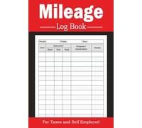 Mileage Log Book: Perfect for Freelancers, Contractors & Small Business Owners | Track Miles for Taxes with Ease - 110 Pages - Perfect Size.