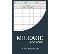 Mileage Log Book: Record Mileage, Track Vehicle Expenses & Tax Deductions | 110 Pages, 6x9 Inches | Ideal for Cars, Trucks & Small Business Owners
