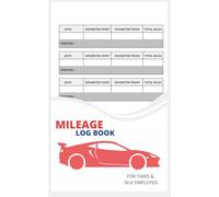 Mileage Log Book Simple Vehicle Mileage Tracker for Business or Personal Taxes | Compact 5x8 Journal for Self-Employed Drivers