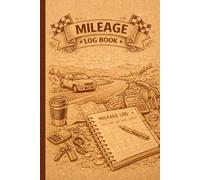 Mileage Log Book: Vehicle Mileage Record Journal for Business, Self-Employed, and Tax Tracking