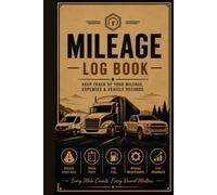 Mileage Log Book: Vehicle Mileage Tracker for Business, Personal & Tax Records | Record Odometer Readings, Trip Details, Destination, and Total Mileage