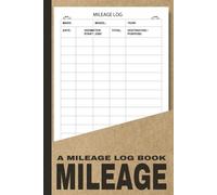 Mileage Log Book: Vehicle Mileage Tracker for Business & Personal Taxes | Simple Notebook for Car, Truck & Auto Owners.