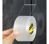 MILEQEE Burlete transparente de 1-3/8 pulgadasx32.8 pies, sellado de ventana para invierno, aislamiento adhesivo fuerte de aire, 0.5 mm de grosor