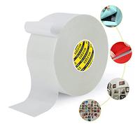 MILEQEE Cinta adhesiva de doble cara extra fuerte 50 mmx20 m cinta adhesiva de doble cara fina resistente al agua fuerte cinta adhesiva de doble cara para alfombra, cocina, coche u oficina……