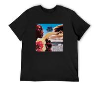 Miles Davis Bitches Brew Cover Art Jazz Music Album Vinyl Men's T-Shirt Unisex Black Cotton Print tee Shirts M