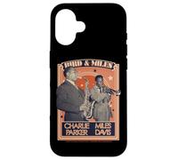 Miles Davis Charlie Parker y Miles Davis Carcasa para iPhone 16