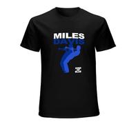 Miles Davis Kind of Blue Men's T-Shirt Unisex Black Cotton Print tee Shirts 3XL