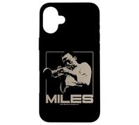Miles Davis Monochromatic Marrón Carcasa para iPhone 16 Plus
