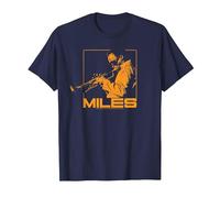 Miles Davis Plays in Shades Camiseta, Hombre, Azul Marino, 5XL