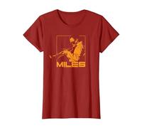 Miles Davis Plays in Shades Camiseta, Mujer, Arándano, 3XL