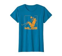 Miles Davis Plays in Shades Camiseta, Mujer, Zafiro, XXL