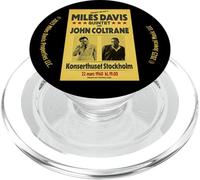 Miles Davis Quintet y John Coltrane Estocolmo 1960 PopSockets PopGrip para MagSafe