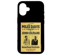 Miles Davis Quinteto y John Coltrane Estocolmo 1960 Carcasa para iPhone 16