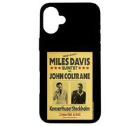Miles Davis Quinteto y John Coltrane Estocolmo 1960 Carcasa para iPhone 16 Plus