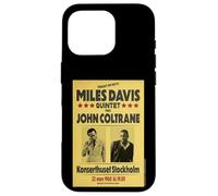 Miles Davis Quinteto y John Coltrane Estocolmo 1960 Carcasa para iPhone 16 Pro