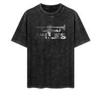 Miles Davis T-Shirt Unisex Black tee M
