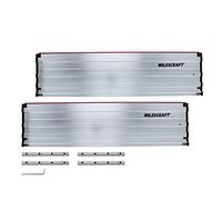 Milescraft 1408 Rieles guía - Extensiones de riel de 55 pulgadas para guía de sierra de pista Milescraft 1409. Extiende el rango a más de 8 pies. Construcción de aluminio. Incluye 4 conectores de riel