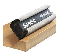 Milescraft 1622 Sand It - Bloque de lijado manual, lijadora de detalles multisuperficie funciona con cualquier hoja de papel de lija de 1/4 pulgadas