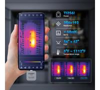 MILESEEY-cámara térmica TI256i 256x192, cámara de imagen térmica para Android, cámara térmica infrarroja para reparación de circuitos PCB de Panel Azul