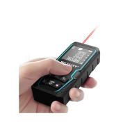 MILESEEY Medidor de Distancia Láser UZ S6 de 50 M con Pantalla LCD Retroiluminada y Nivel de Burbuja. Ideal para Medir en Casa.