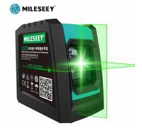 MILESEEY Nivel láser verde L52G L62G 2 líneas Nivel láser autonivelante, láser de línea cruzada horizontal y vertical L62G