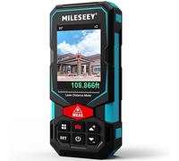 MiLESEEY S7 Medidor Láser para Exteriores, 100M Metro Laser con App | Telémetro Láser Recargable con Cámara Apuntadora, Tecnología P2P, Precisión de ±2mm, Medición de Largo Alcance al Aire Libre
