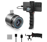 MiLESEEY TNV30 - Cámara térmica de mano para caza, con objetivo de imagen térmica de 256 x 192 (25 Hz), 12 μm y tomar fotos y vídeos, 5 paletas de colores para cada investigador (11 mm)