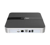 Milesight Mini NVR 1000 4K H.265 de 8 canales, plata | IA VCA, integración POS, grabación 8 MP MS-N1008-UC-S