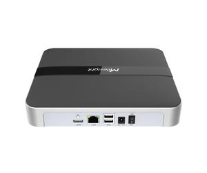 Milesight Mini NVR 1000 4K H.265 de 8 canales, plata | IA VCA, integración POS, grabación 8 MP MS-N1008-UC-S