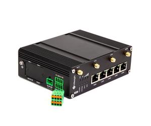 Milesight Router industrial 4G LTE UR35 Pro WiFi4 GPS PoE con 5 puertos Ethernet, 4 salidas PoE y doble SIM UR35-L04EU-G-P-W