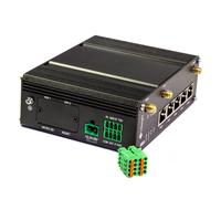 Milesight Router industrial 4G UR35 Pro WiFi4 con 5 puertos Ethernet, 4 salidas PoE, doble SIM y Wi‑Fi 4 UR35-L04EU-W