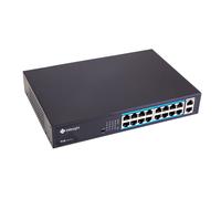 Milesight Switch PoE industrial industrial 200W | Switch PoE+ de 16 puertos MS-S0216-GL